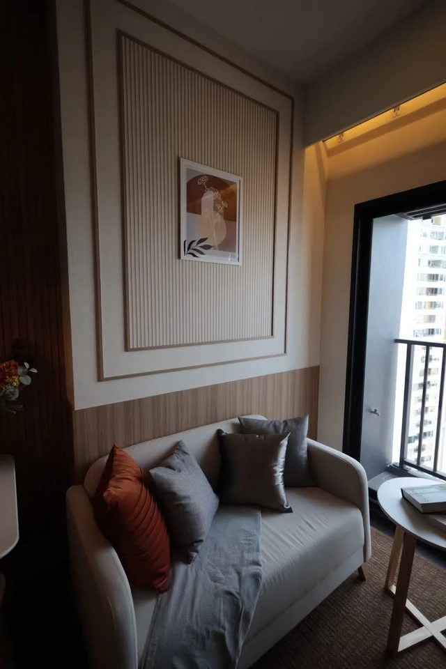 For rent: Park Origin Thonglor, 1 bedroom, 1 bathroom, beautifully decorated with built-in furniture. Hurry and reserve now!