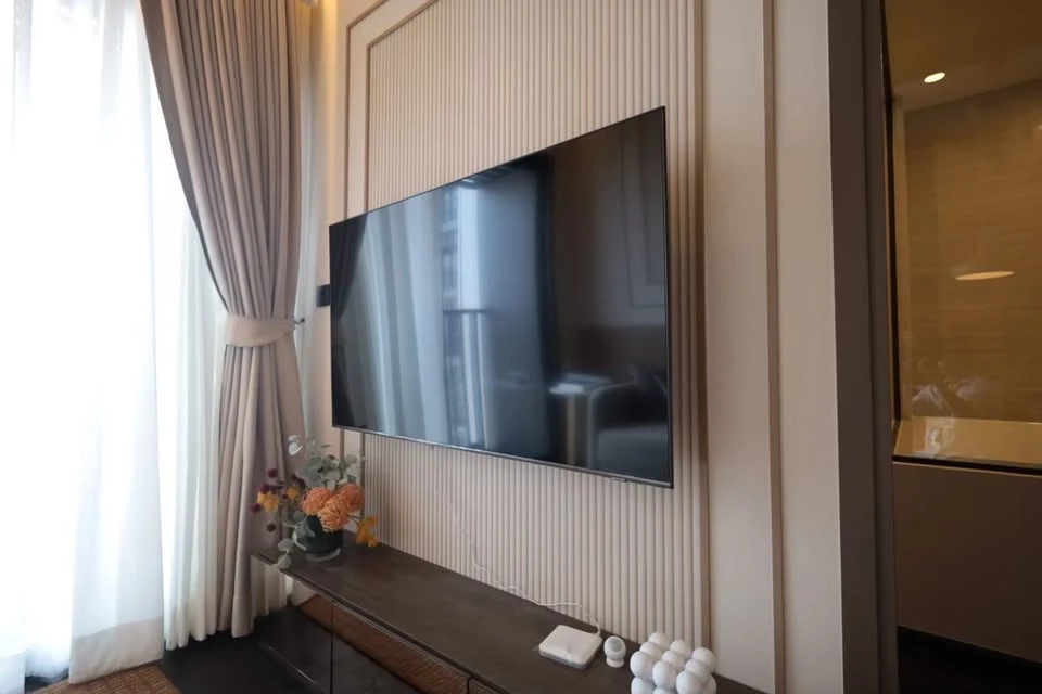 For rent: Park Origin Thonglor, 1 bedroom, 1 bathroom, beautifully decorated with built-in furniture. Hurry and reserve now!