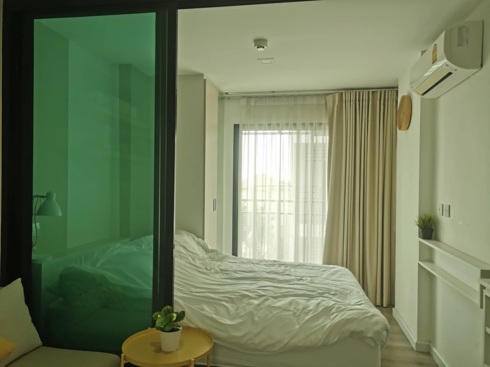 For rent: Pause Sukhumvit 115, 6th floor, corner room, fully furnished, nice to live in, book now, don't miss out.