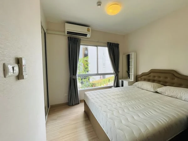 For rent: Plum Condo Bangyai Station, 2nd floor, fully furnished room, nice to live in. If interested, hurry and reserve now.