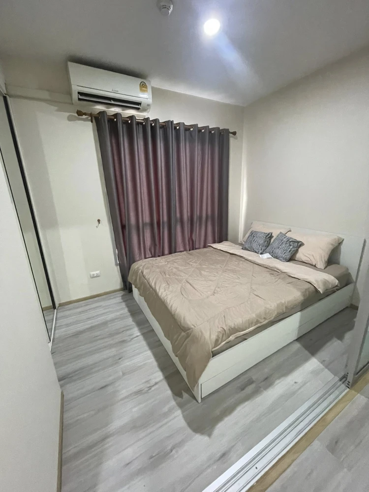Plum Condo Bangyai Station for rent, 5th floor, partitioned room, fully furnished, nice to live in, reserve now before it's gone.