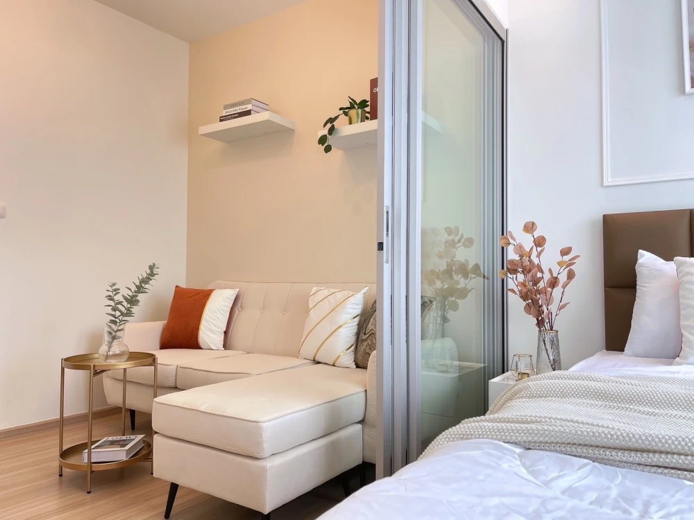 Plum Condo Bangyai Station for rent. Nice room, fully furnished, affordable price. Book now!