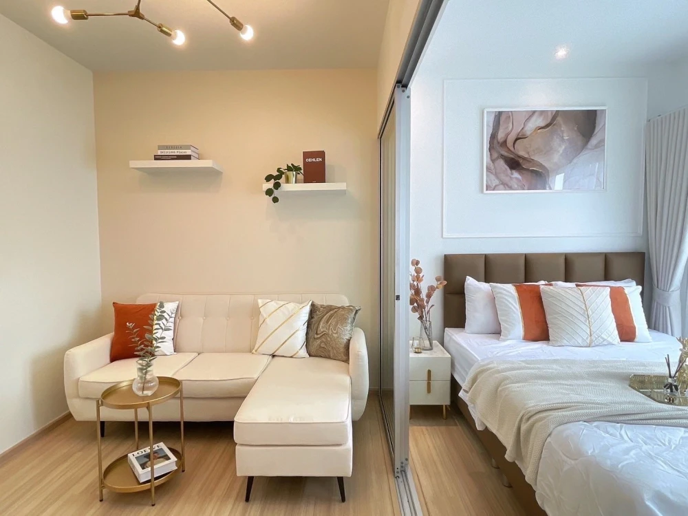 Plum Condo Bangyai Station for rent. Nice room, fully furnished, affordable price. Book now!