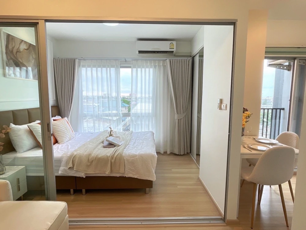 Plum Condo Bangyai Station for rent. Nice room, fully furnished, affordable price. Book now!