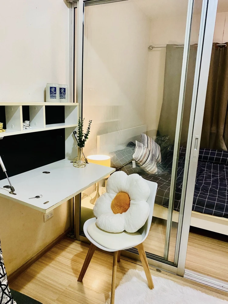 Plum Condo Bangyai Station for rent, ready to move in, low floor, affordable price, just bring your own luggage and move in. Hurry and reserve now+++