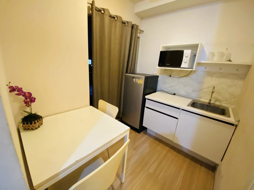 Plum Condo Bangyai Station for rent, ready to move in, low floor, affordable price, just bring your own luggage and move in. Hurry and reserve now+++