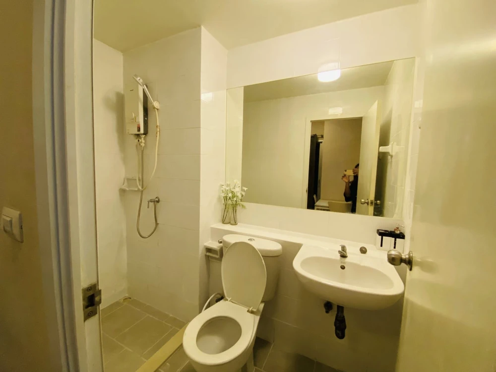 Plum Condo Bangyai Station for rent, ready to move in, low floor, affordable price, just bring your own luggage and move in. Hurry and reserve now+++
