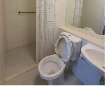 Plum Condo Chaengwattana Station for rent. Features a well-partitioned layout with clearly defined zones. Great value—book now so you don't miss out!
