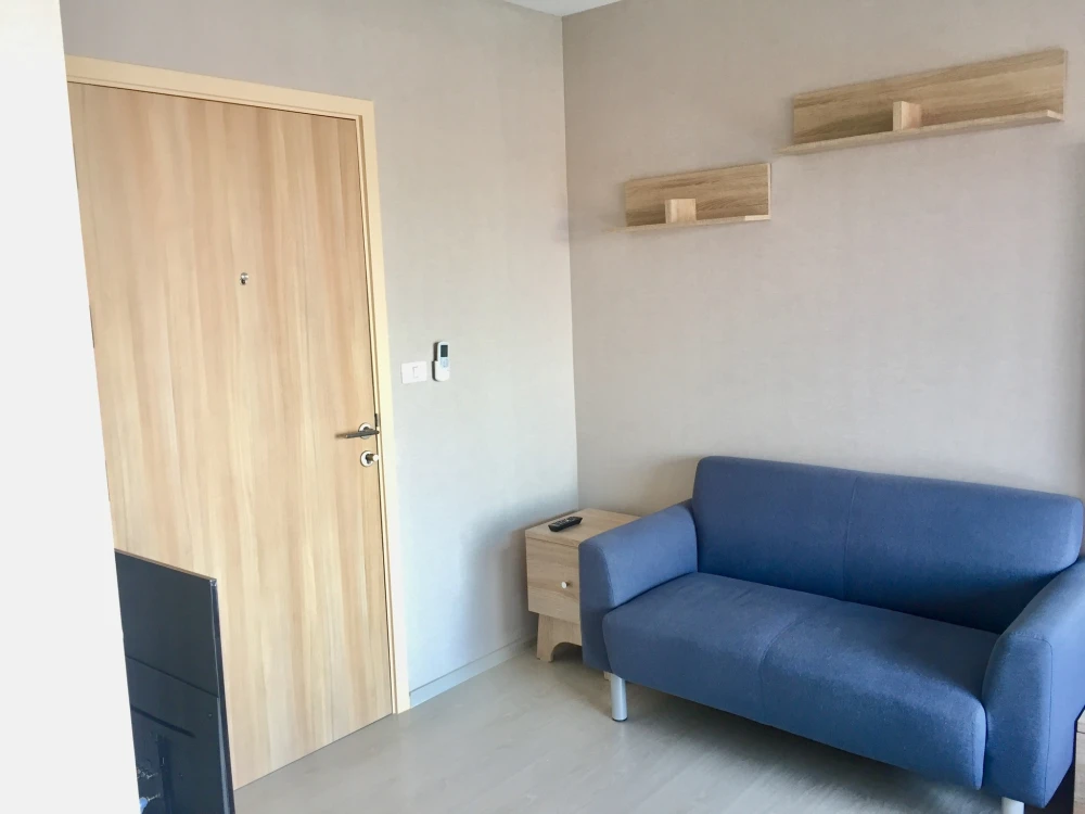 Plum Condo Extra Rama 2 for rent, 3rd floor unit, fully furnished and equipped with appliances. Book now!