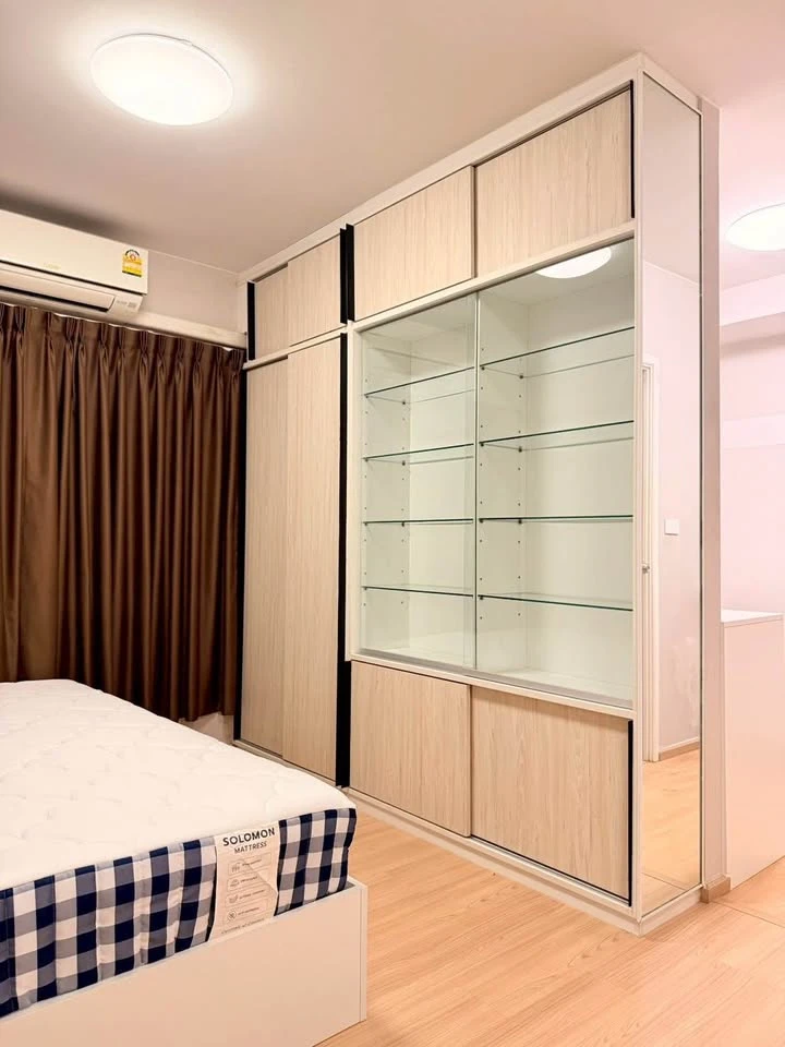 Plum Condo Ladprao 101 for rent: 1 bedroom, 1 bathroom, fully furnished with appliances. Book now!