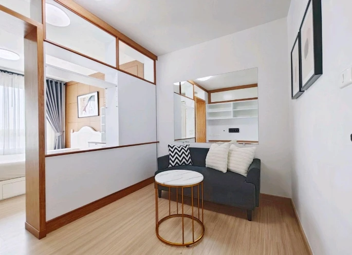 Plum Condo Nawamin for rent, 7th floor. Nice, fully furnished unit. Book now! Don't miss out!