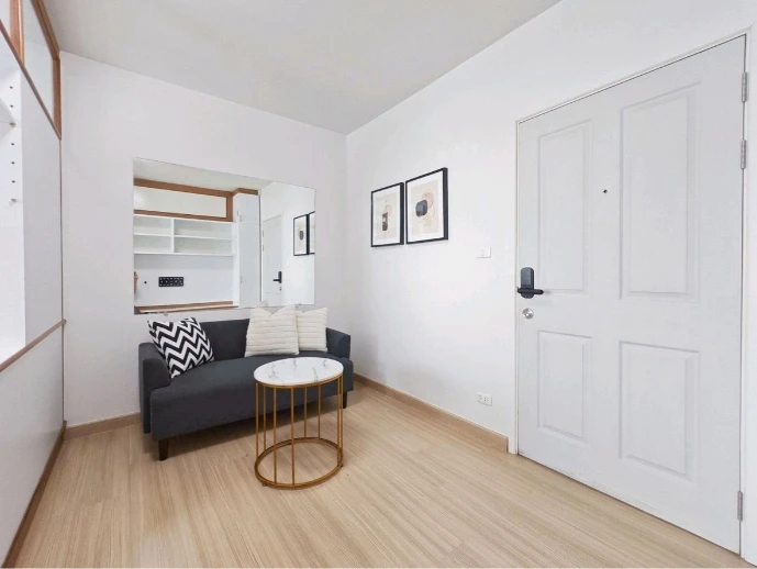 Plum Condo Nawamin for rent, 7th floor. Nice, fully furnished unit. Book now! Don't miss out!