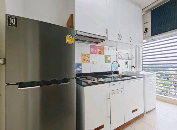 Plum Condo Nawamin for rent, 7th floor. Nice, fully furnished unit. Book now! Don't miss out!