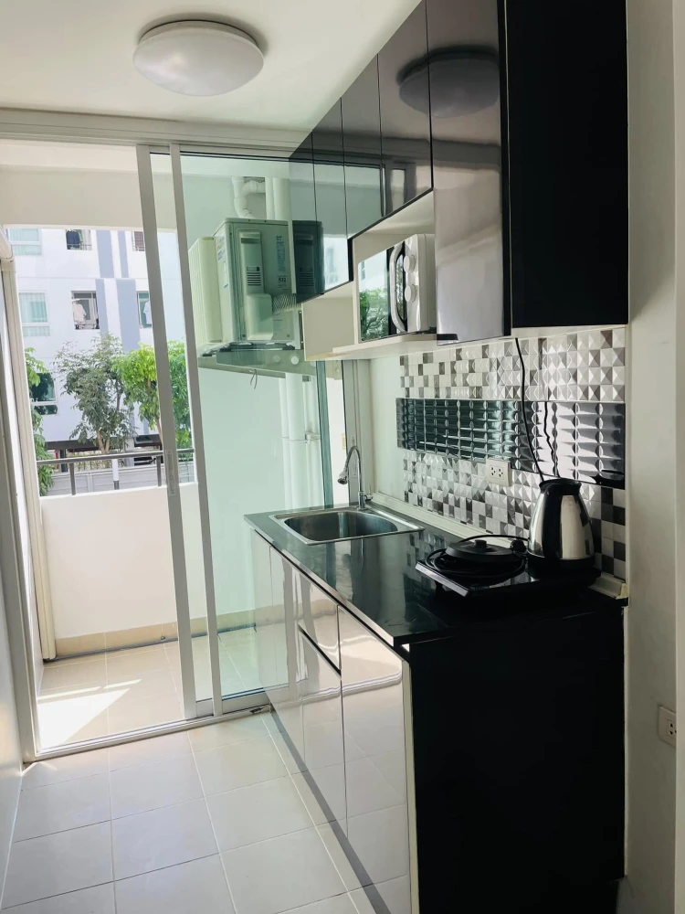 For rent Plum Condo Paholyothin 89, 2nd floor, corner room, beautiful room, fully furnished, reserve now, urgently.