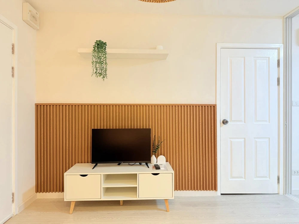 Plum Condo Paholyothin 89 for rent, 2nd floor, beautiful room, fully furnished, super cool. If interested, hurry and reserve now.
