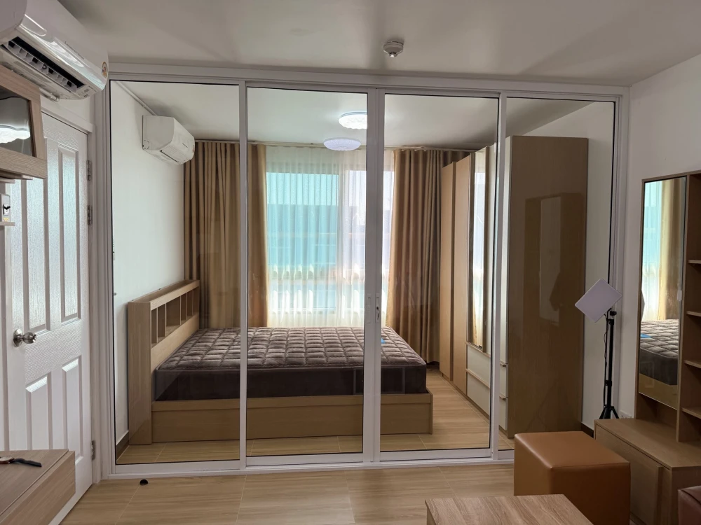 Plum Condo Paholyothin 89 for rent, 8th floor, partitioned room, fully furnished, interested, reserve now, urgent.