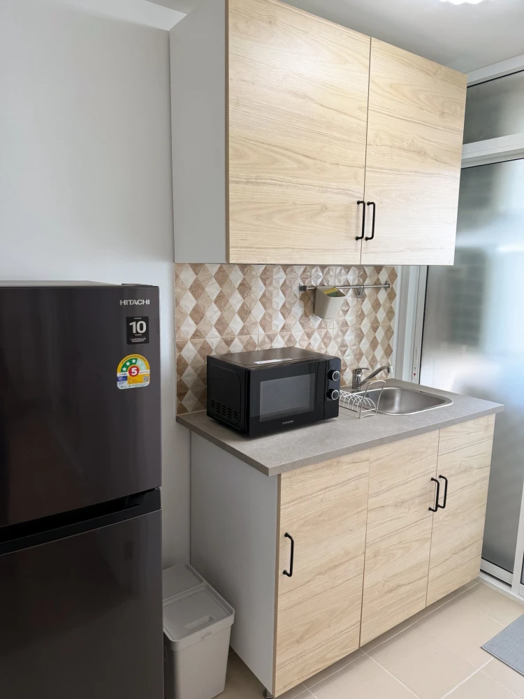 Plum Condo Paholyothin 89 for rent, 8th floor, partitioned room, fully furnished, interested, reserve now, urgent.