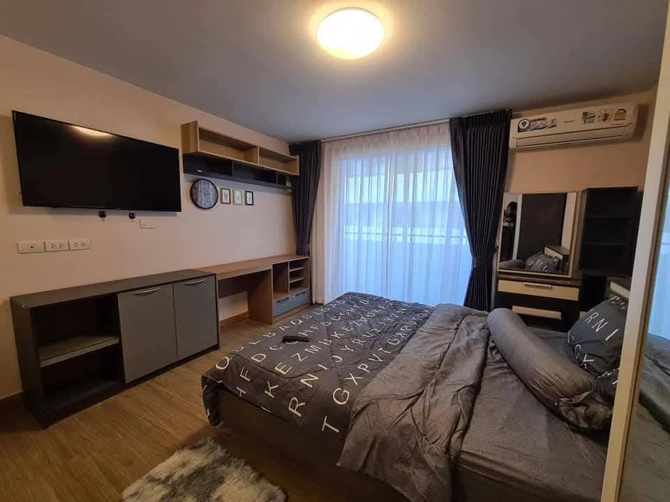 Plum Condo Paholyothin 89 for rent, 7th floor, fully furnished. Just bring your bags and move in!