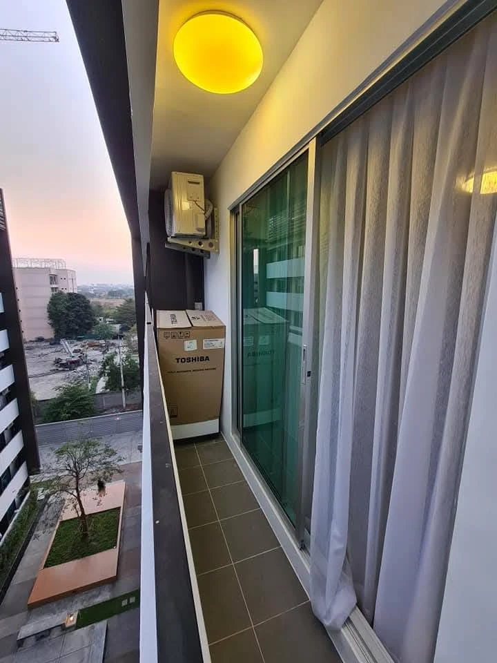 Plum Condo Paholyothin 89 for rent, 7th floor, fully furnished. Just bring your bags and move in!