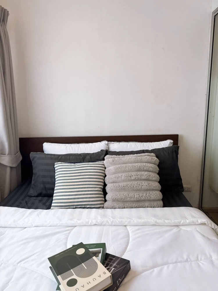 Plum Condo Park Rangsit for rent – ​​3rd floor. A lovely, fully furnished unit. Book now—don't miss out!