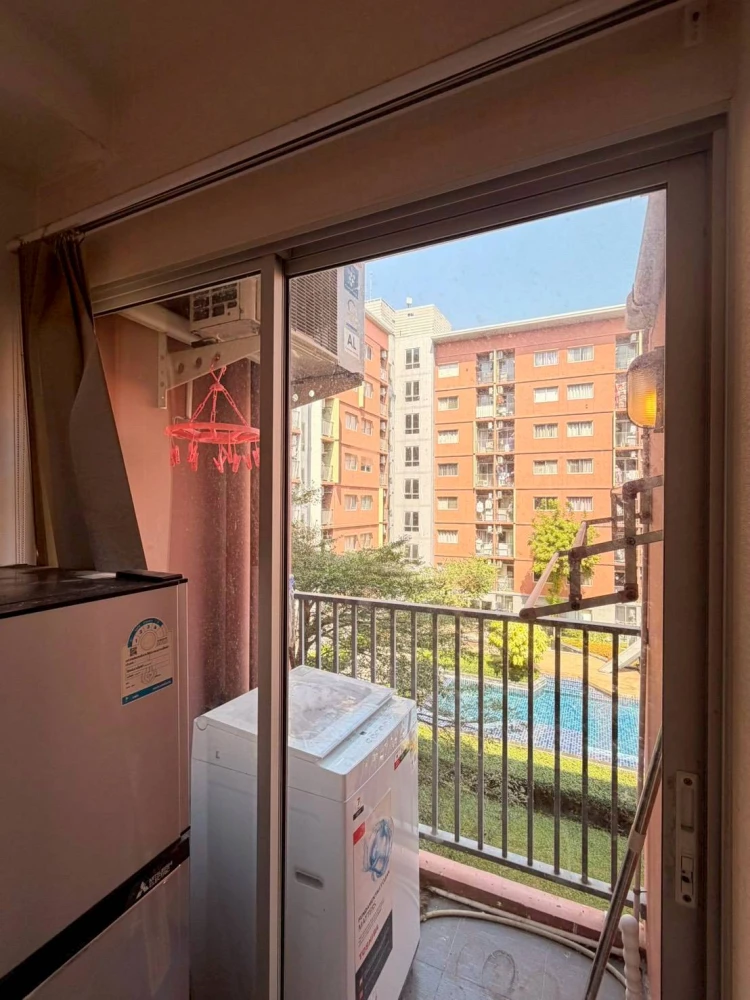 Plum Condo Park Rangsit, 4th floor, fully furnished, for rent. Book now!