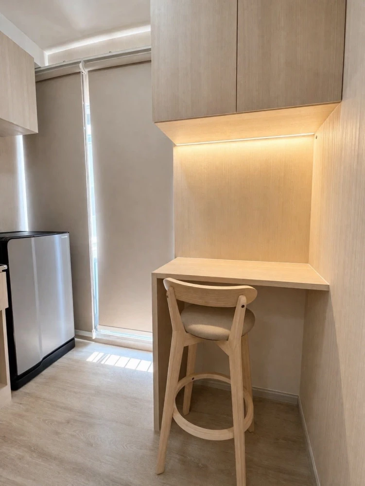 Plum Condo Park Rangsit for rent, 6th floor. Great view, breezy, beautiful room, fully furnished. Book now!