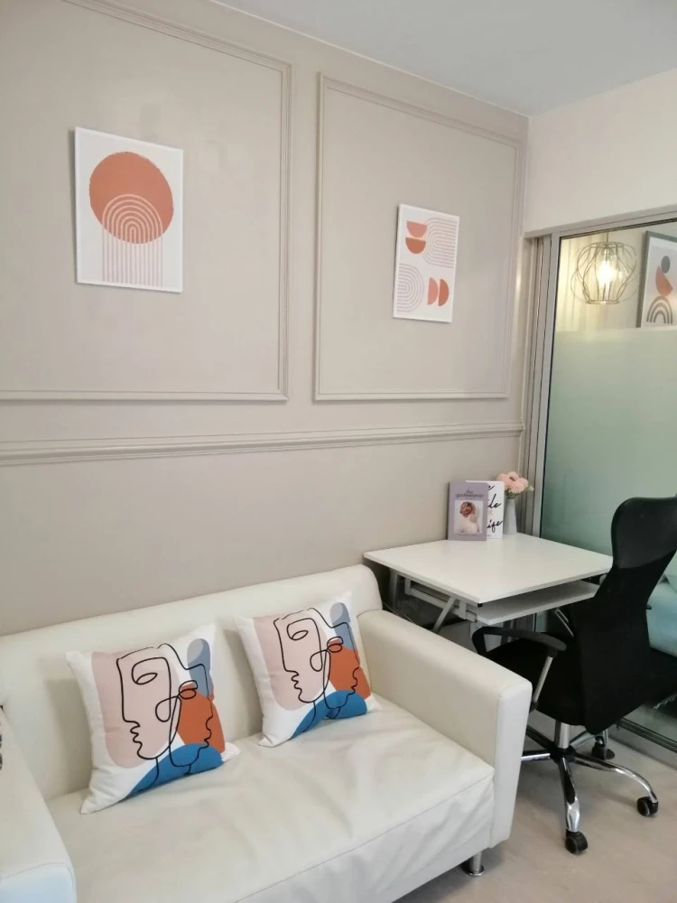 Plum Condo Park Rangsit for rent, 6th floor, pool view, beautiful room, fully furnished. Book now!