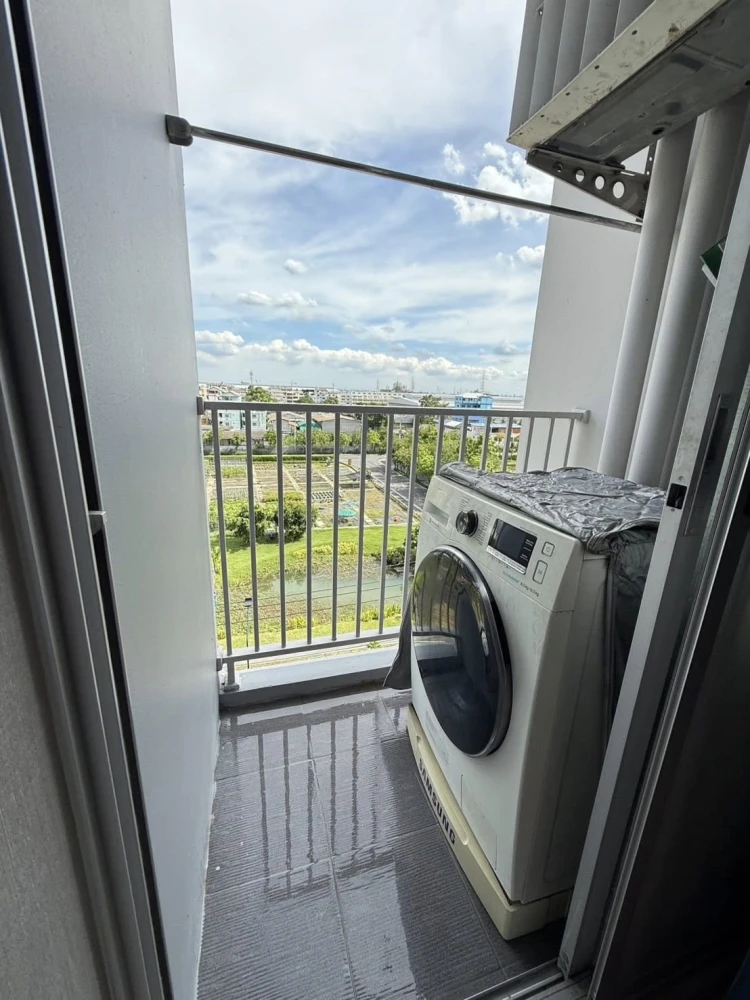 Plum Condo Park Rangsit for rent, 7th floor, outside view, fully furnished, nice room, reserve now, don't miss out.
