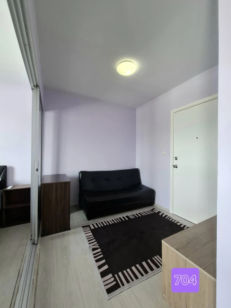 Plum Condo Park Rangsit for rent, 7th floor, city view, fully furnished room, ready to move in, book now, don't miss out.