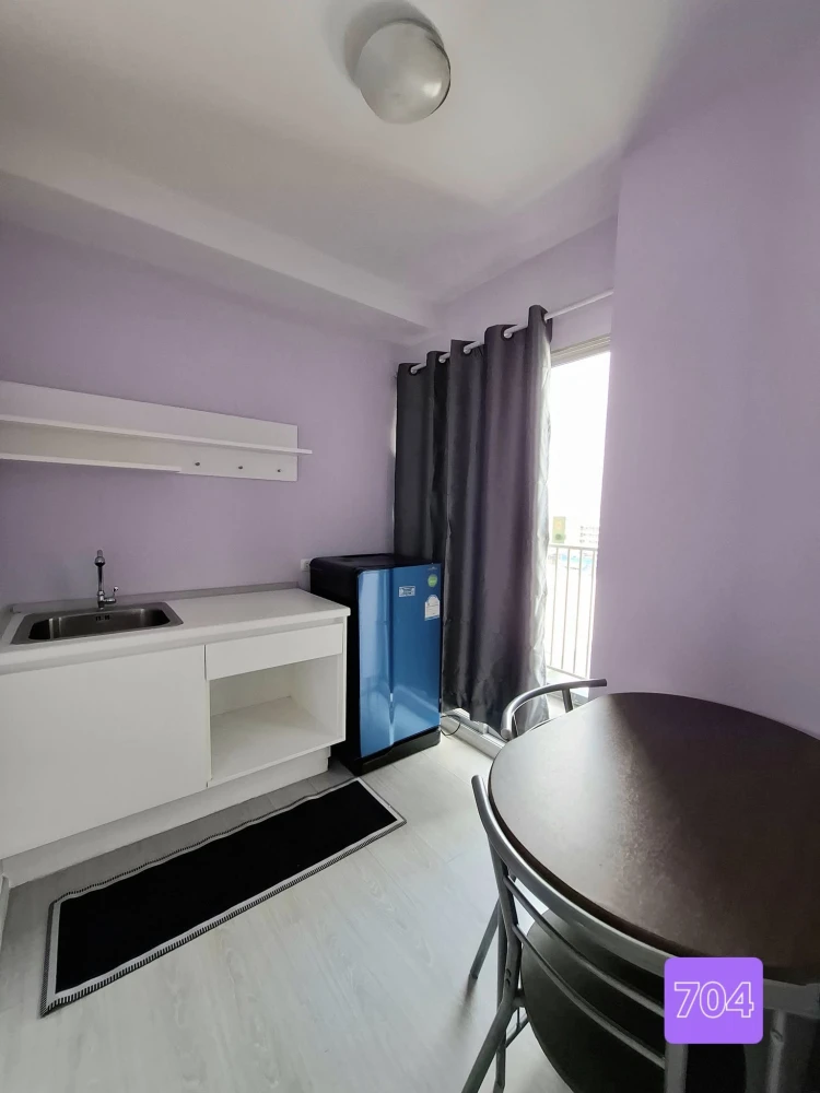 Plum Condo Park Rangsit for rent, 7th floor, city view, fully furnished room, ready to move in, book now, don't miss out.