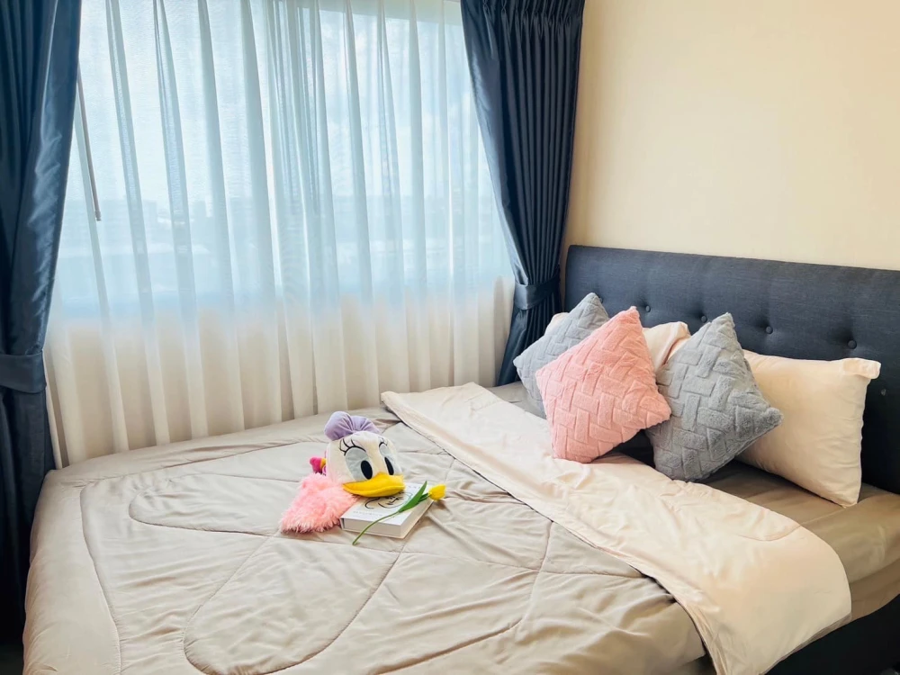 Plum Condo Park Rangsit for rent, 7th floor, beautiful room, fully decorated, interested, hurry and reserve now, urgently.