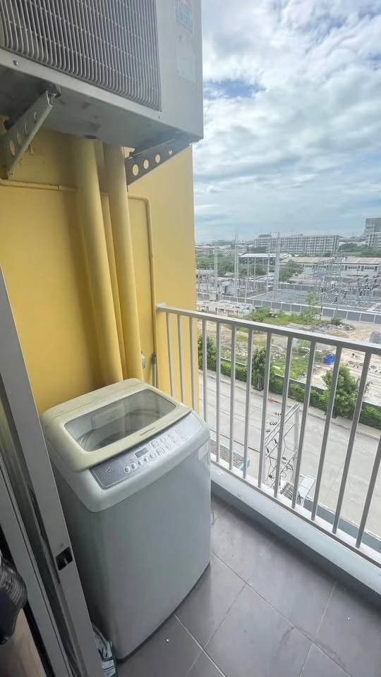 For rent: Plum Condo Park Rangsit, 7th floor, fully furnished, nice to live in, reserve now, don't wait, hurry!