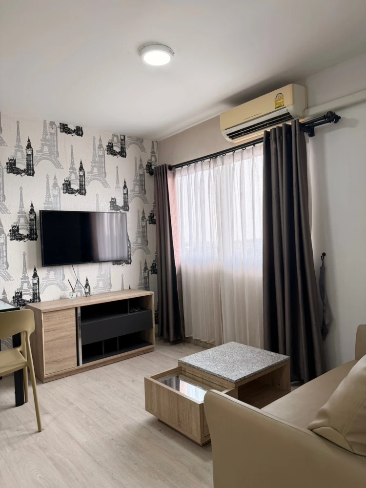 Plum Condo Park Rangsit for rent, 8th floor, city view, fully furnished. Book now, don't wait!
