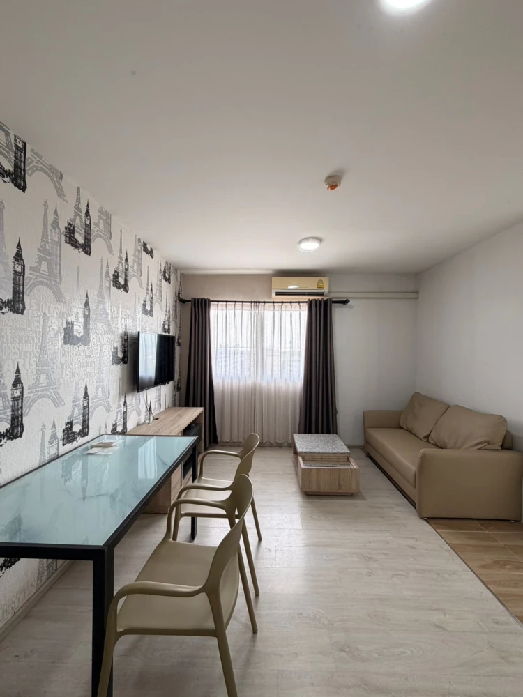 Plum Condo Park Rangsit for rent, 8th floor, city view, fully furnished. Book now, don't wait!