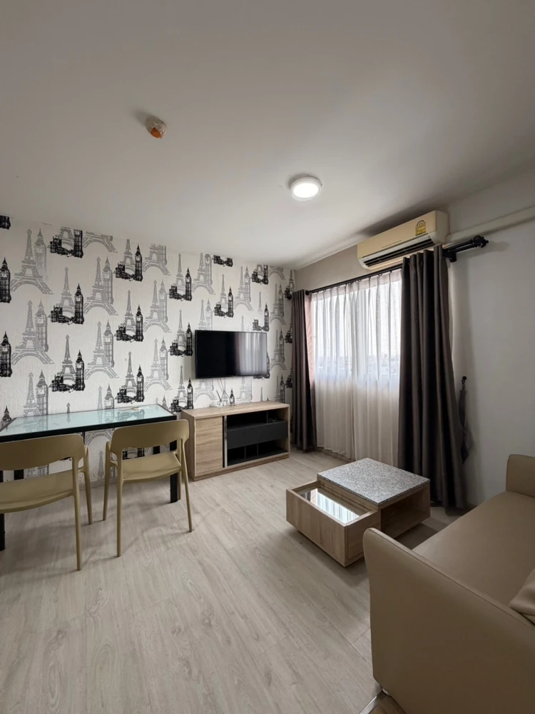 Plum Condo Park Rangsit for rent, 8th floor, city view, fully furnished. Book now, don't wait!