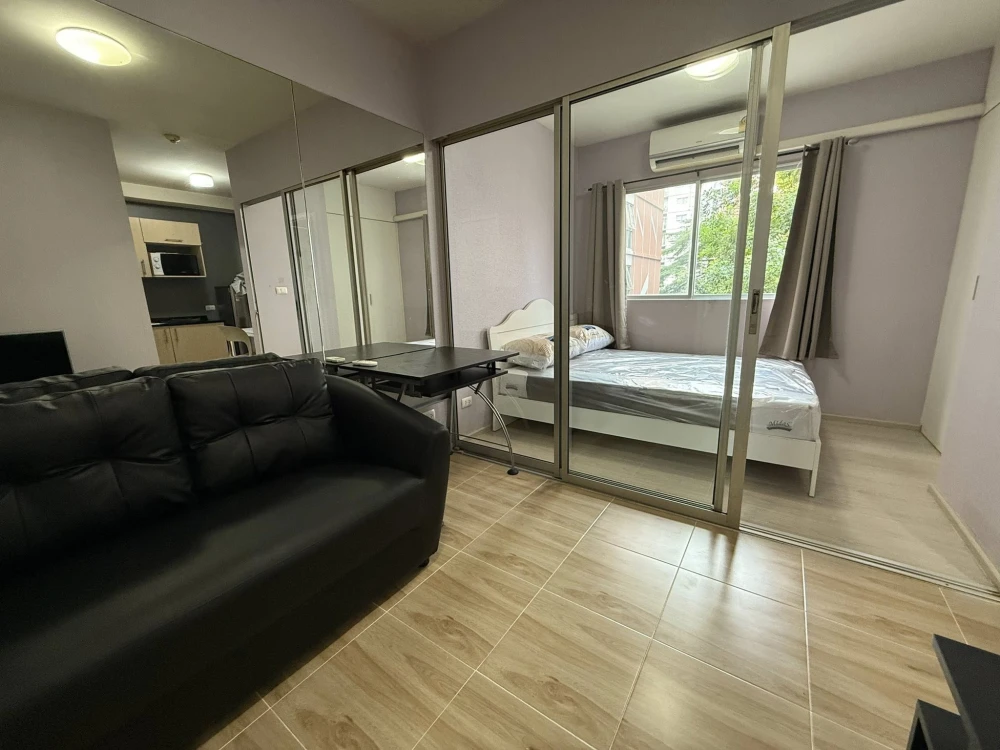 For rent: Plum Condo Park Rangsit Phase 3, 2nd floor, fully furnished room, ready to move in, reserve now, urgently.