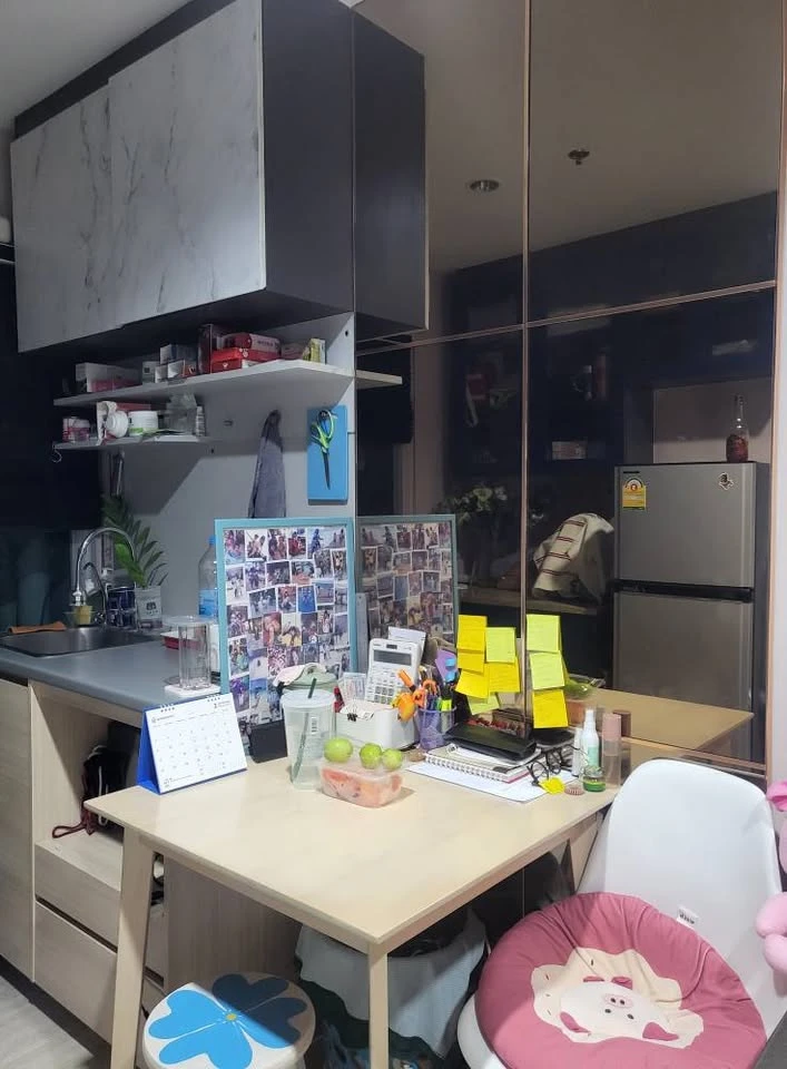 Plum Condo Ramkhamhaeng Station for rent, high floor, ready to move in, hurry and reserve now!
