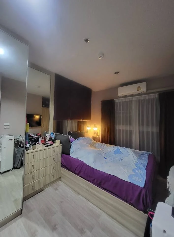 Plum Condo Ramkhamhaeng Station for rent, high floor, ready to move in, hurry and reserve now!