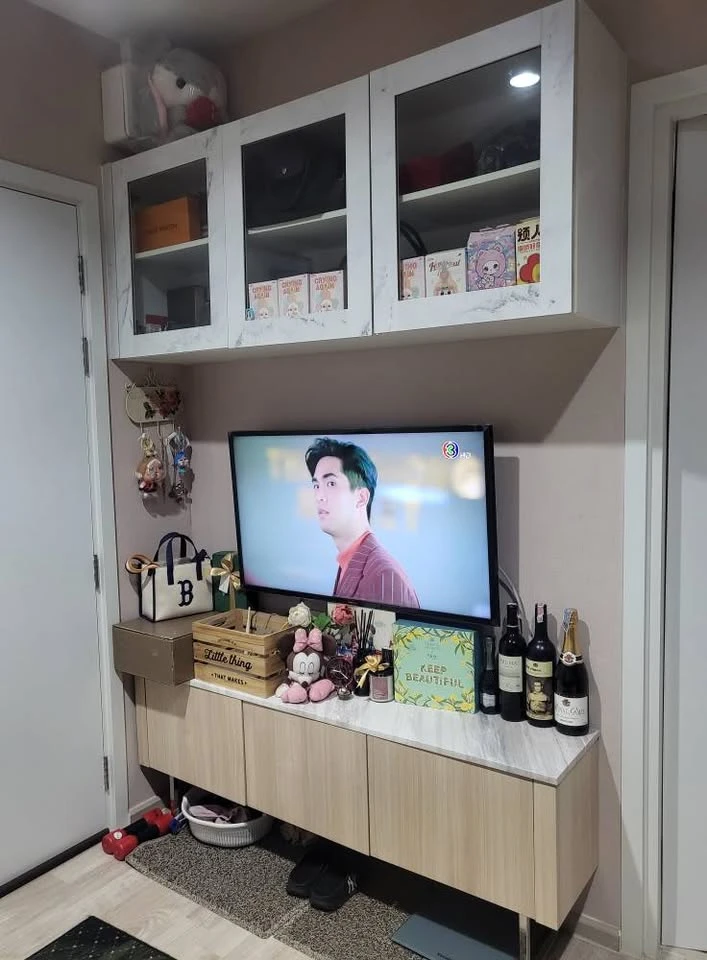 Plum Condo Ramkhamhaeng Station for rent, high floor, ready to move in, hurry and reserve now!