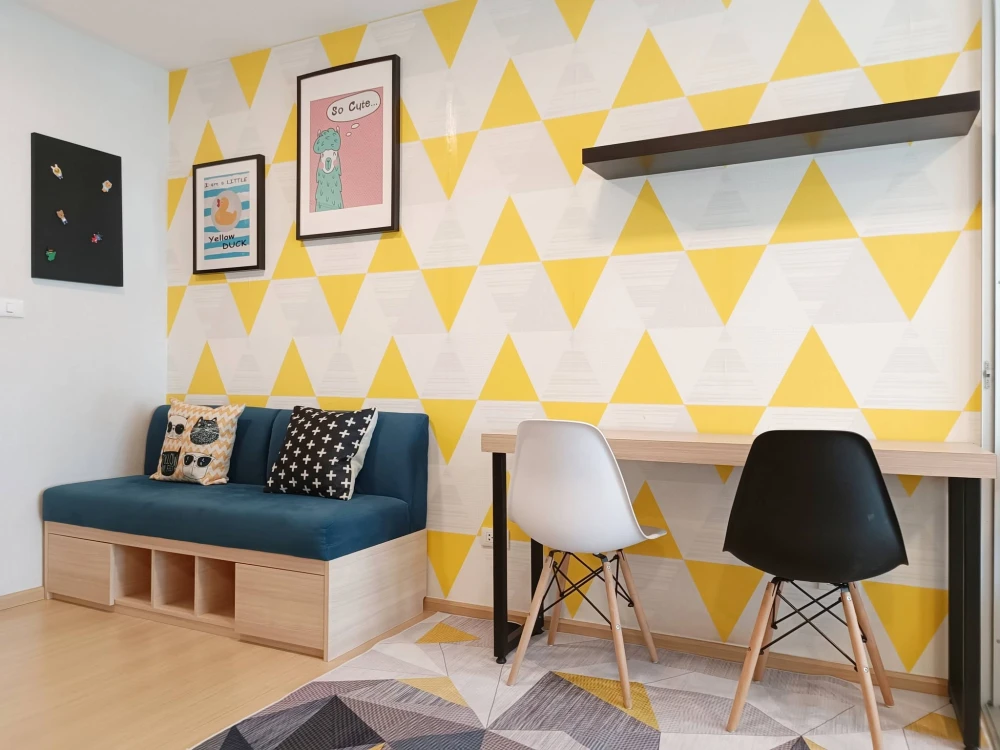 For Rent: Plum Condo Rangsit Alive 1, 5th floor. Fully furnished and inviting—book now if interested.