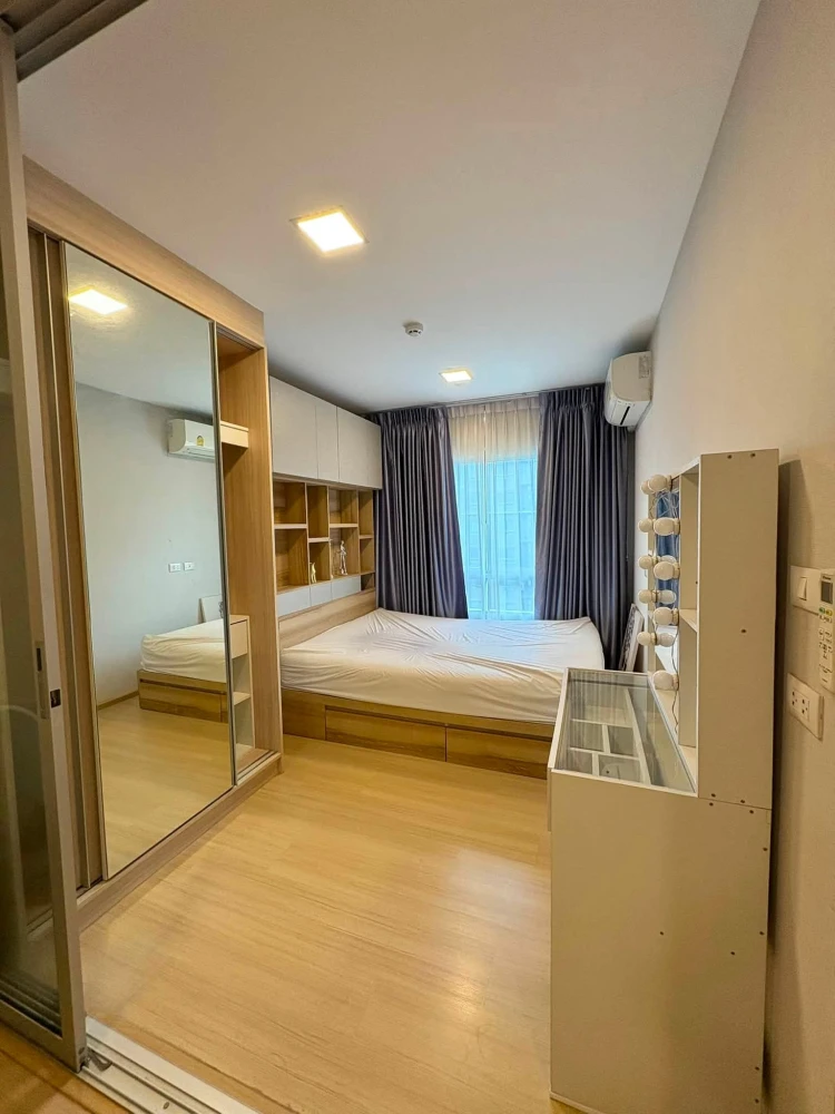 Plum Condo Rangsit Alive for rent. One room with separate, well-defined zones. Amazing price! Book now, don't miss out!