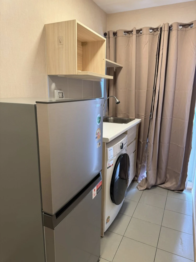 Plum Condo Rangsit Alive 2 for rent, 2nd floor, 2 rooms, nice to live in, comes with complete decorations, reserve now, don't wait.
