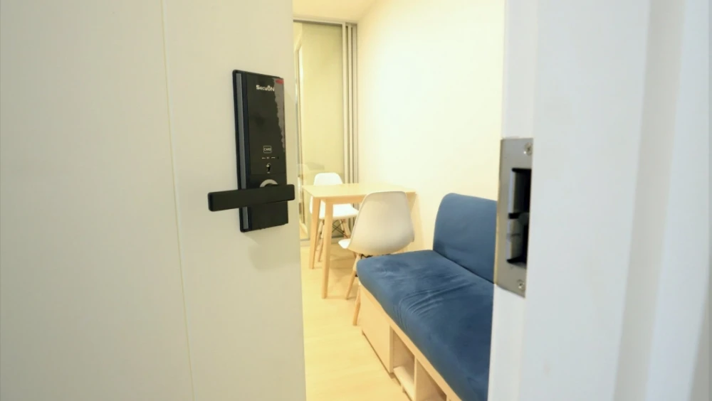 Plum Condo Rangsit Alive 2, 5th floor, fully furnished unit for rent. Ready to move in. Book now!