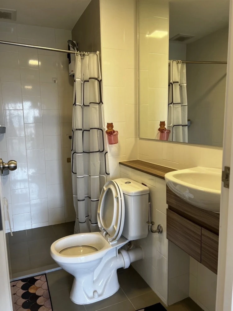 For rent: Plum Condo Rangsit Alive 2, 6th floor, outside view, fully furnished room, nice to live in, book now, don't miss out.