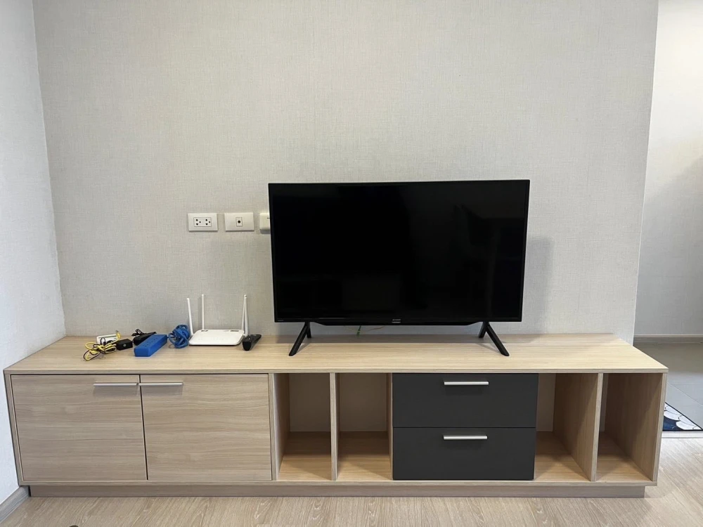 For rent: Plum Condo Rangsit Alive 2, 6th floor, outside view, fully furnished room, nice to live in, book now, don't miss out.