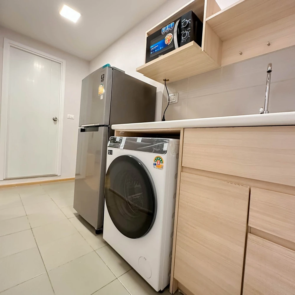 For rent: Fully furnished unit at Plum Condo Rangsit Alive 2, located on the 8th floor. Book now—don’t miss out!