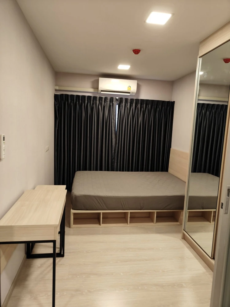 For rent Plum Condo Rangsit Alive 2, outside view, fully furnished room, ready to move in, book now, don't miss out.