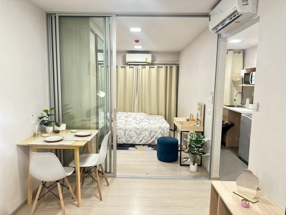 For rent Plum Condo Rangsit Alive 2 rooms, separated well, great price, everything here, hurry and reserve now, don't miss out.