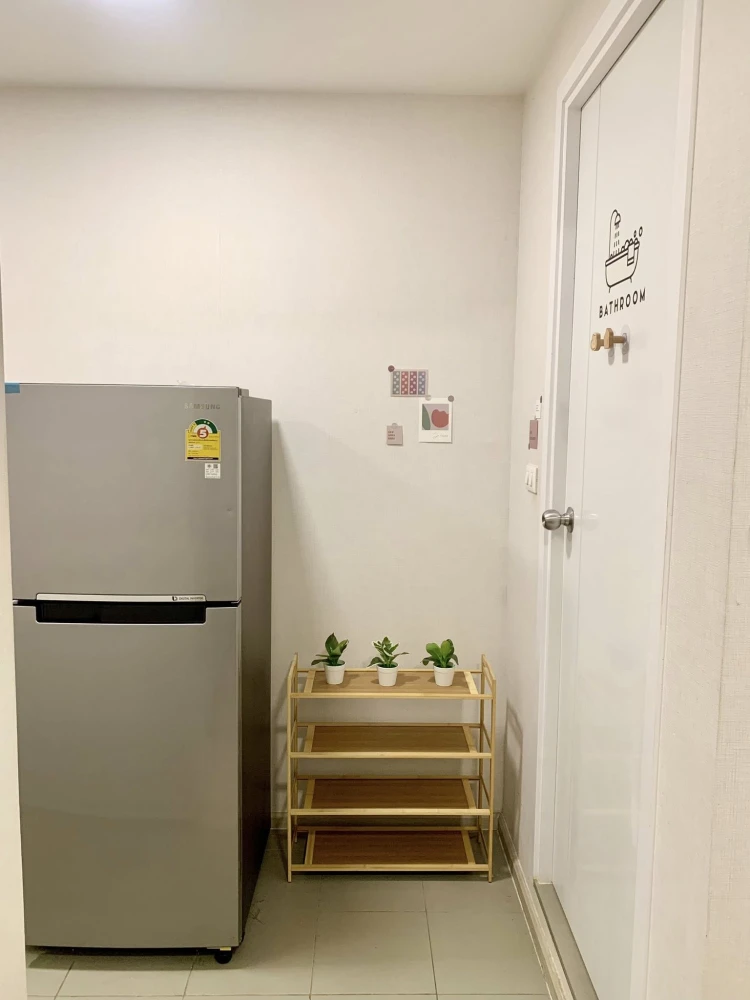 For rent Plum Condo Rangsit Alive 2 rooms, separated well, great price, everything here, hurry and reserve now, don't miss out.