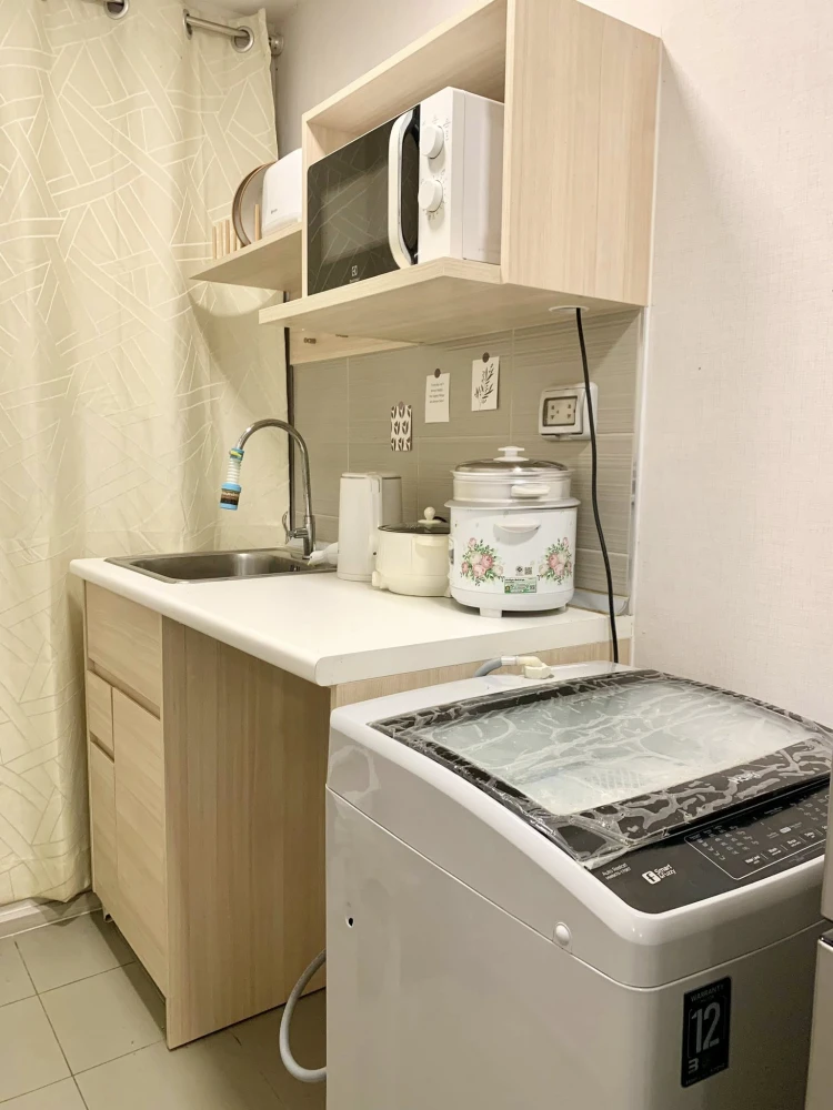 For rent Plum Condo Rangsit Alive 2 rooms, separated well, great price, everything here, hurry and reserve now, don't miss out.